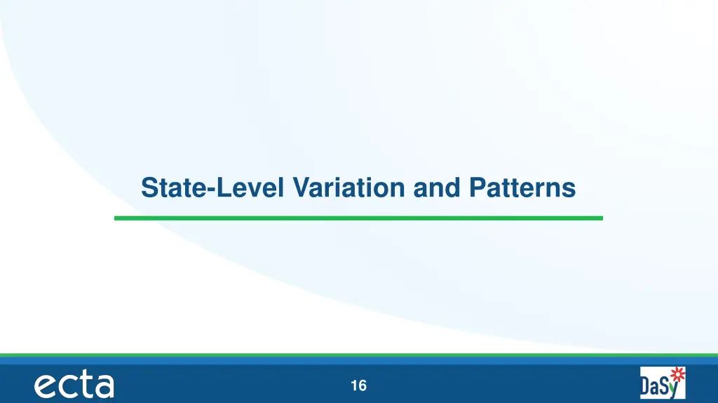 state level variation and patterns