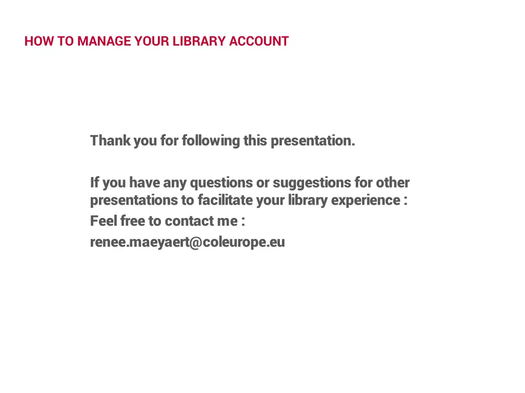 how to manage your library account 2