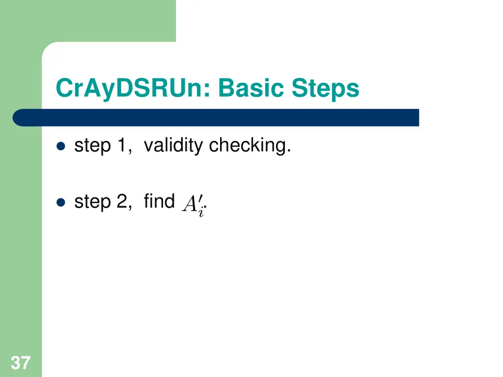 craydsrun basic steps 3