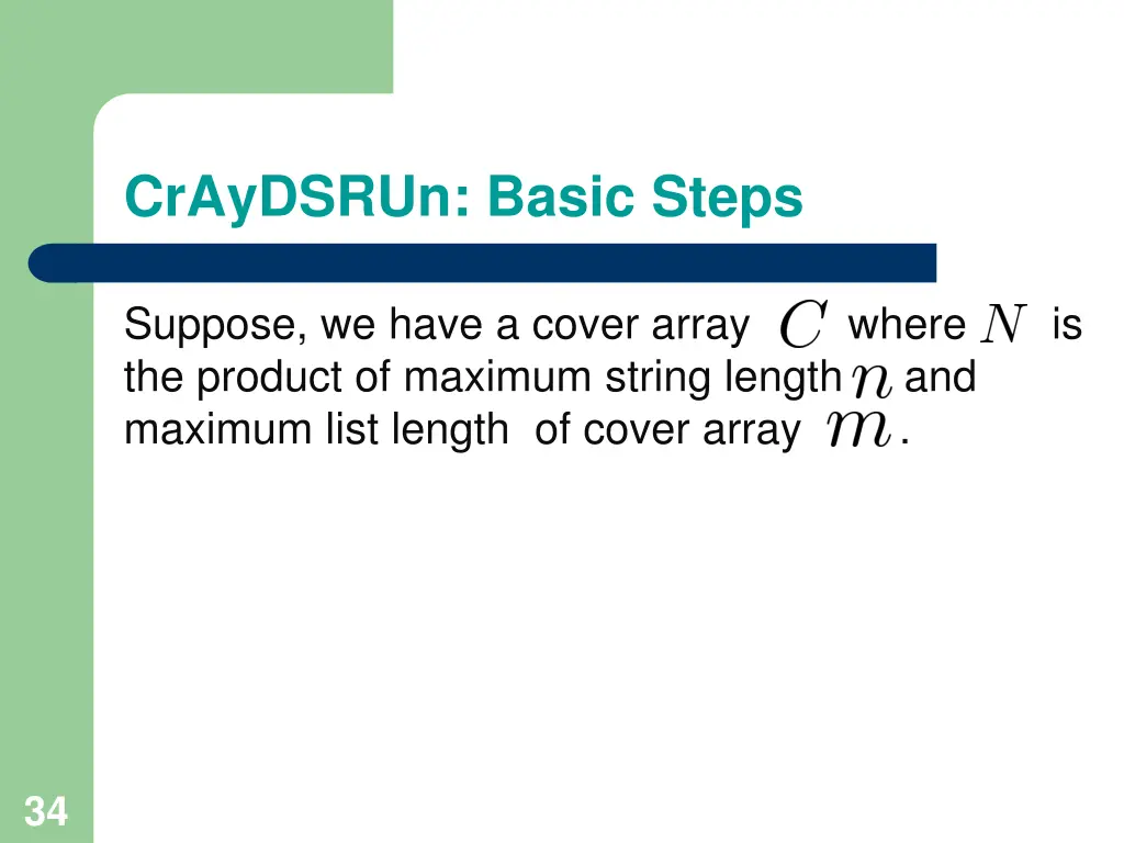 craydsrun basic steps