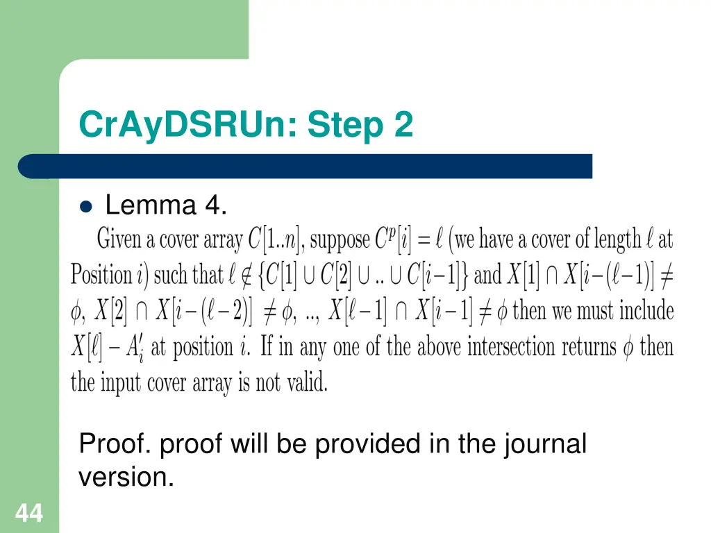 craydsrun step 2 2