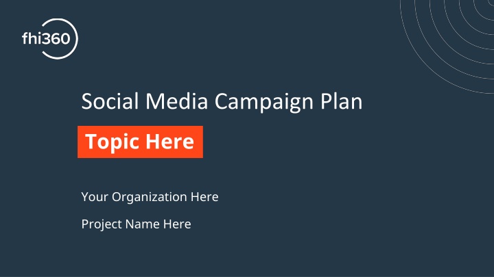 social media campaign plan