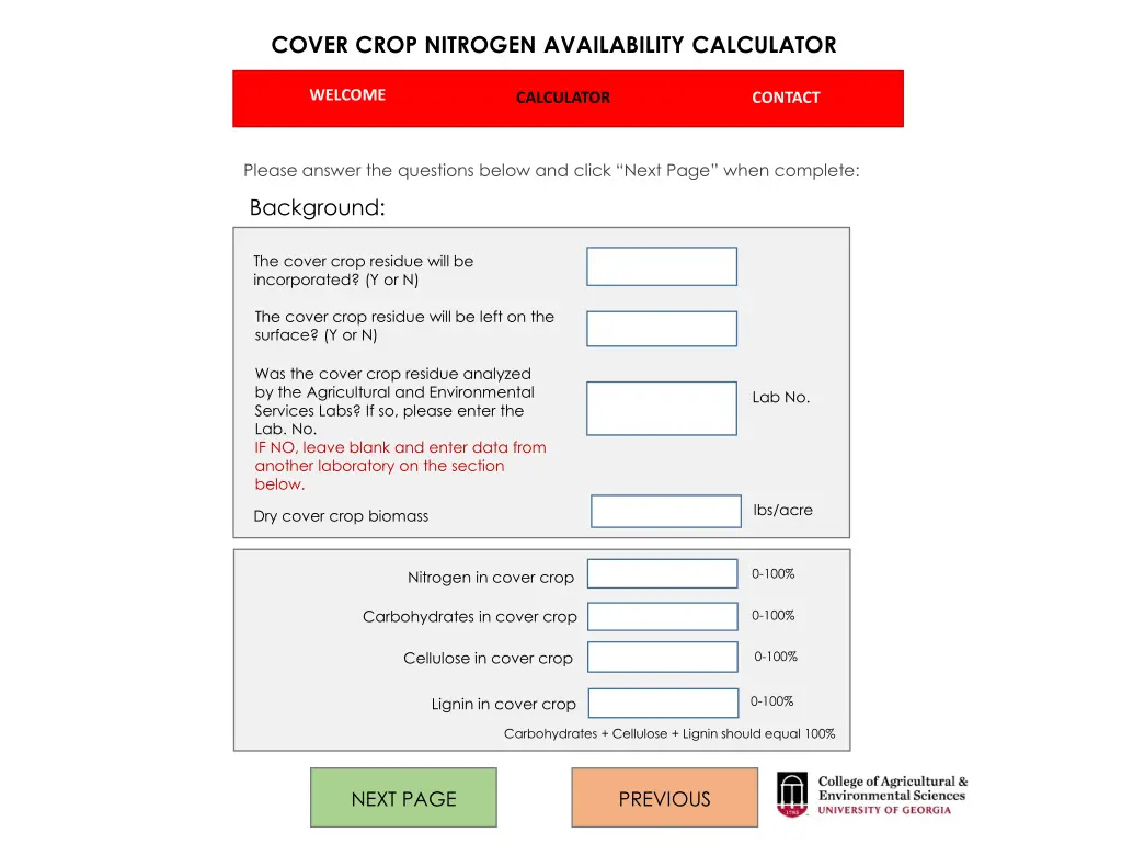 cover crop nitrogen availability calculator 2