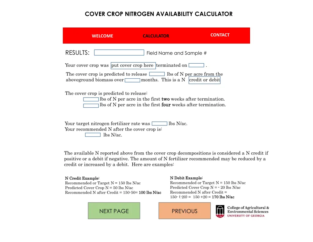 cover crop nitrogen availability calculator 4