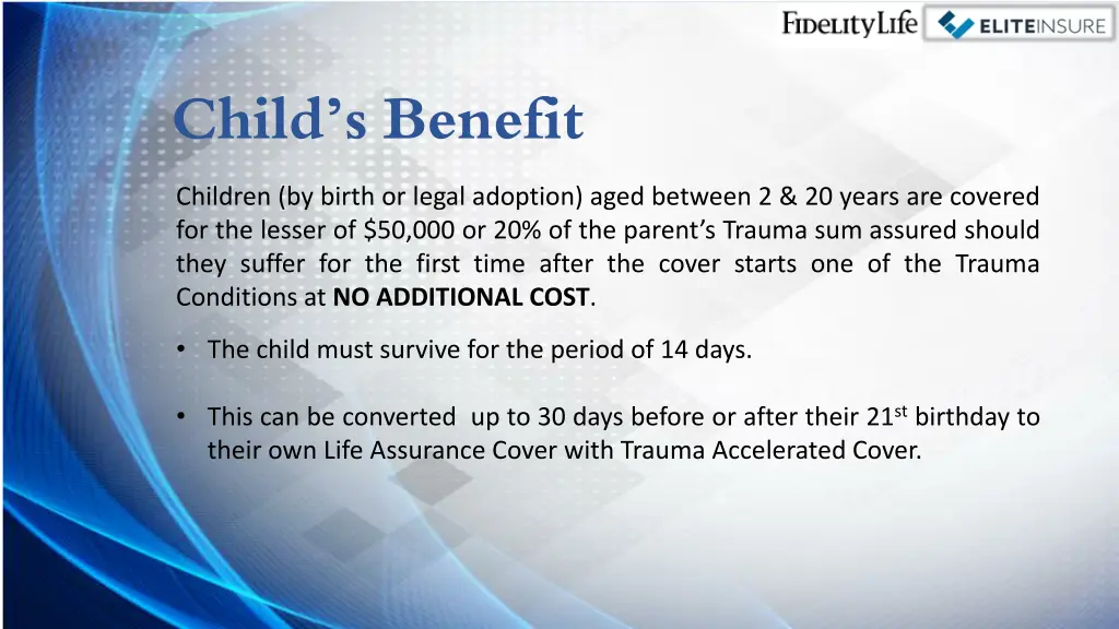 child s benefit children by birth or legal