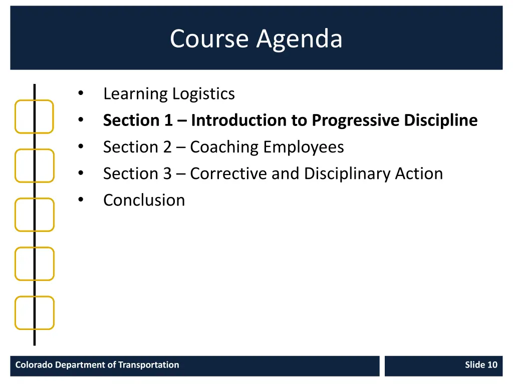 course agenda 1