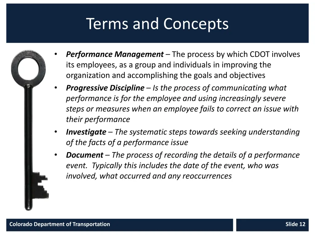 terms and concepts