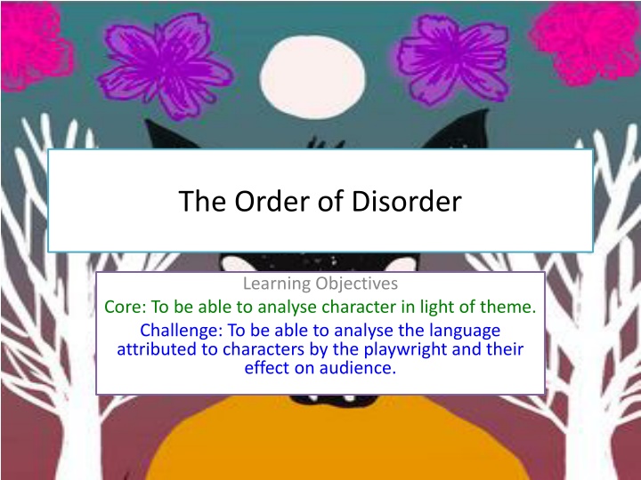 the order of disorder