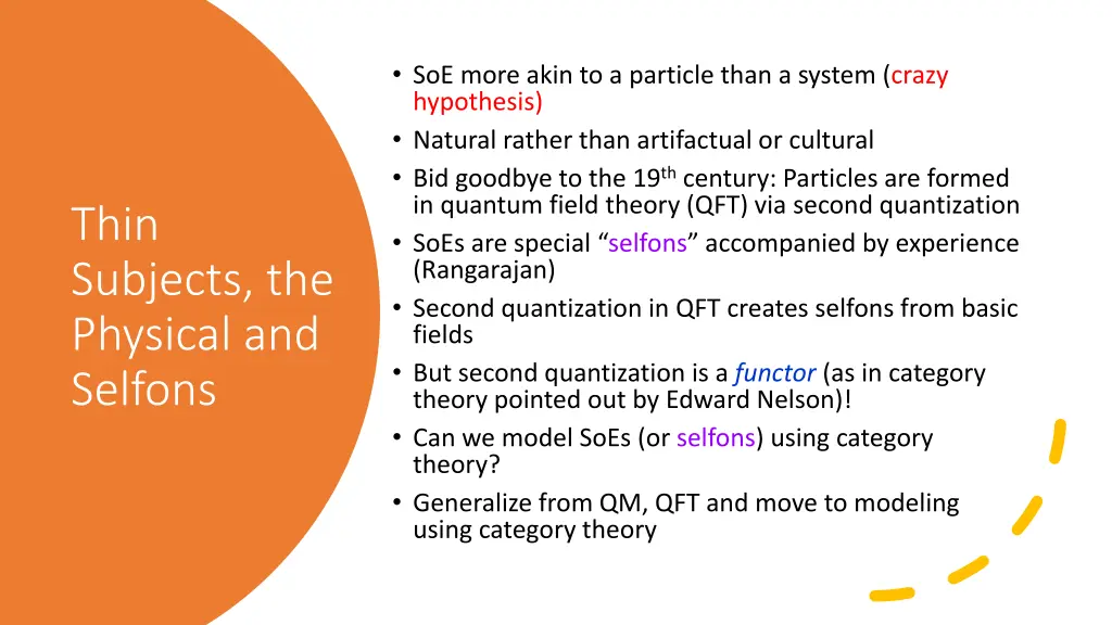 soe more akin to a particle than a system crazy