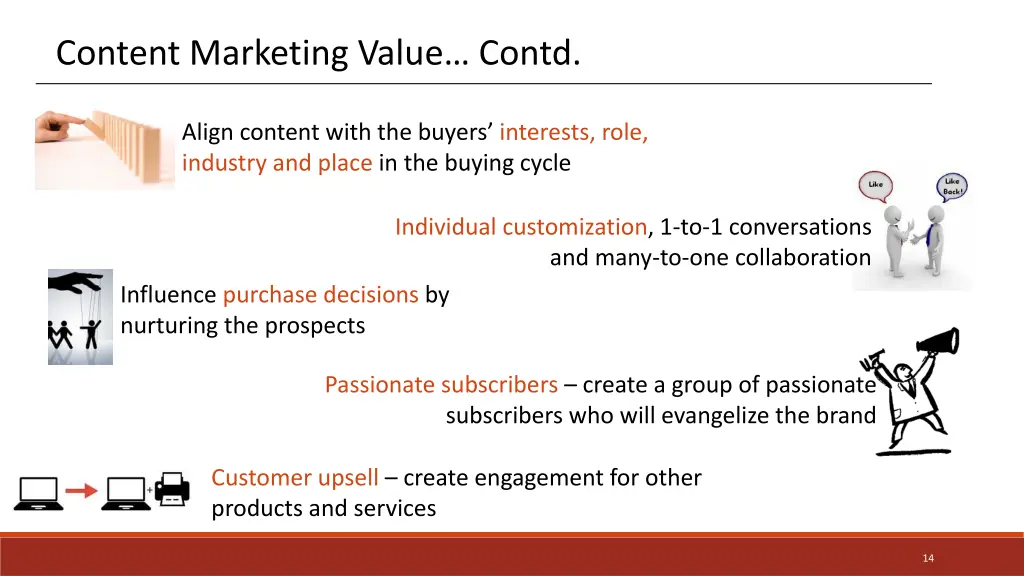 content marketing value contd