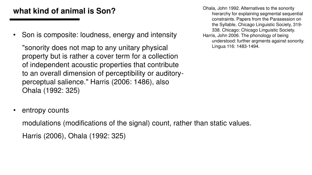 ohala john 1992 alternatives to the sonority