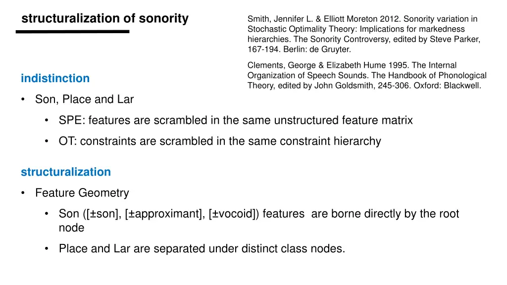 structuralization of sonority