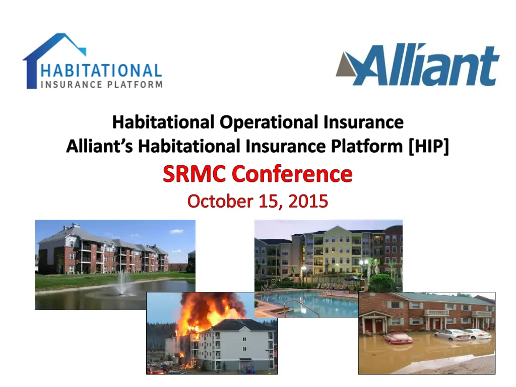 habitational operational insurance alliant