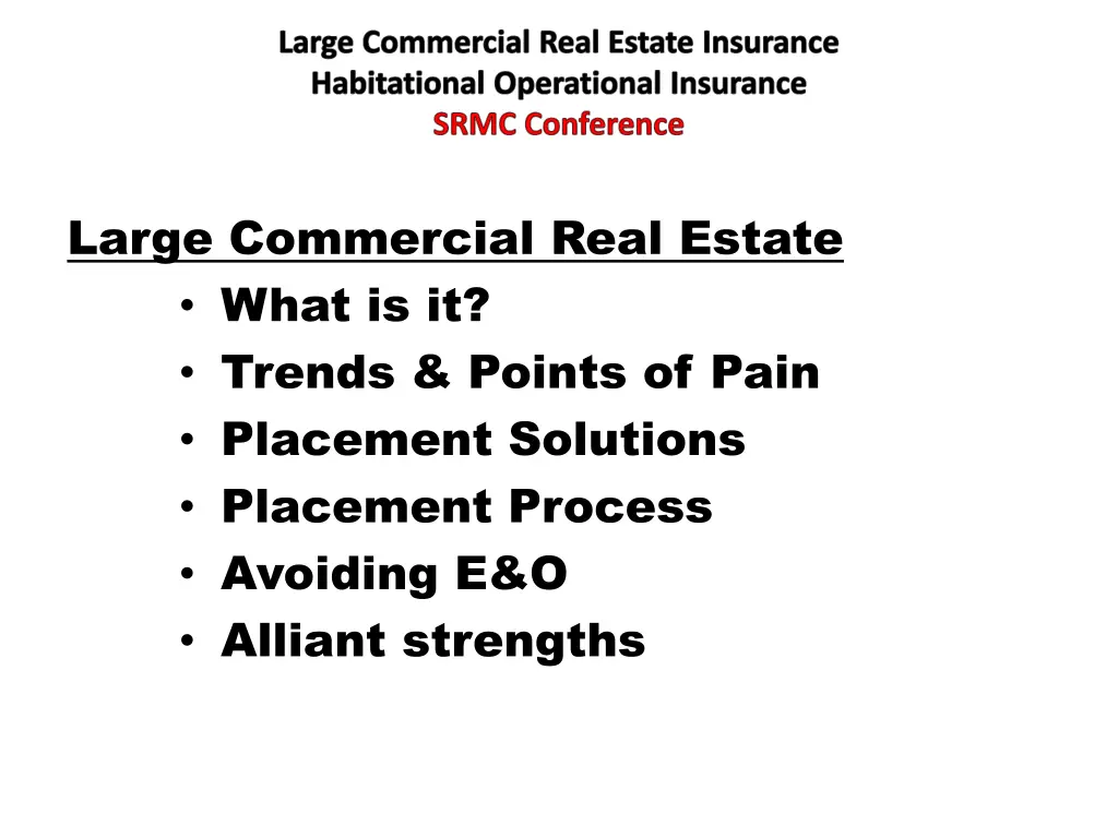 large commercial real estate insurance 1