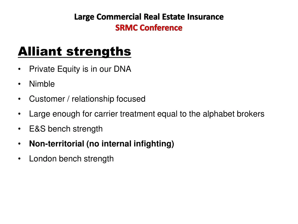 large commercial real estate insurance srmc 11