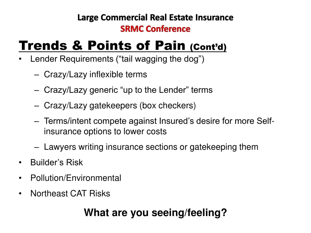 large commercial real estate insurance srmc 4