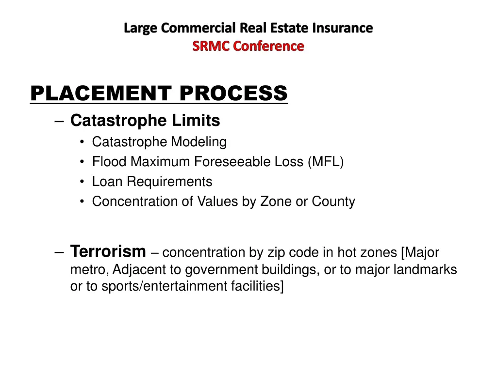 large commercial real estate insurance srmc 7