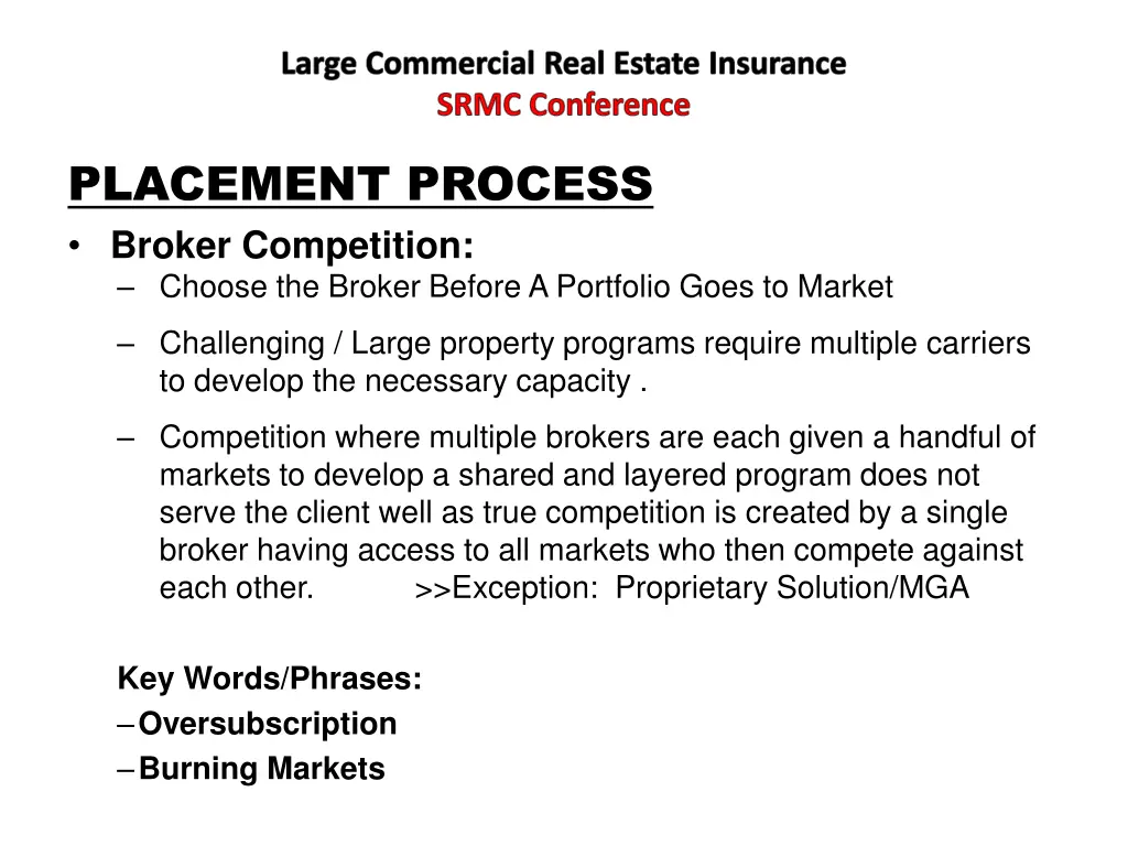 large commercial real estate insurance srmc 9