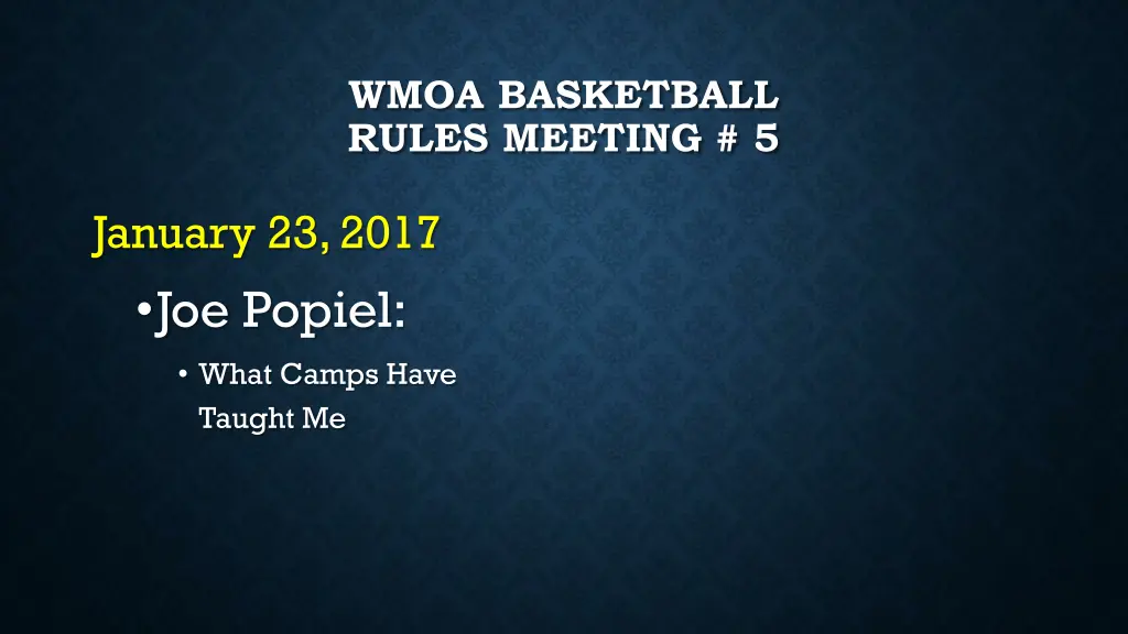 wmoa basketball rules meeting 5