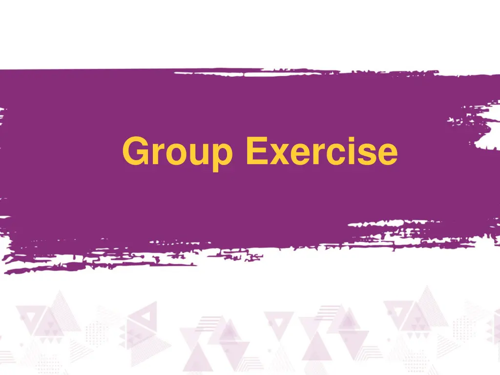 group exercise