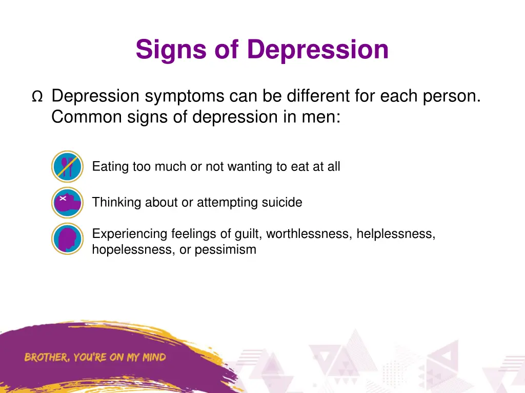 signs of depression 1