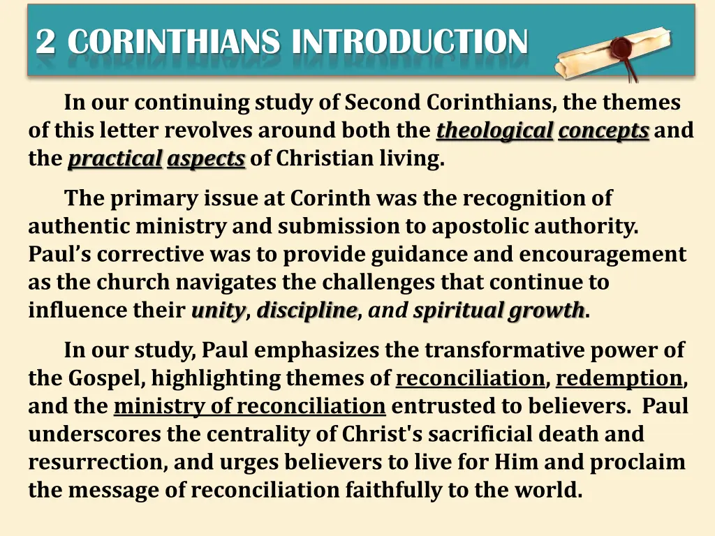 2 corinthians introduction