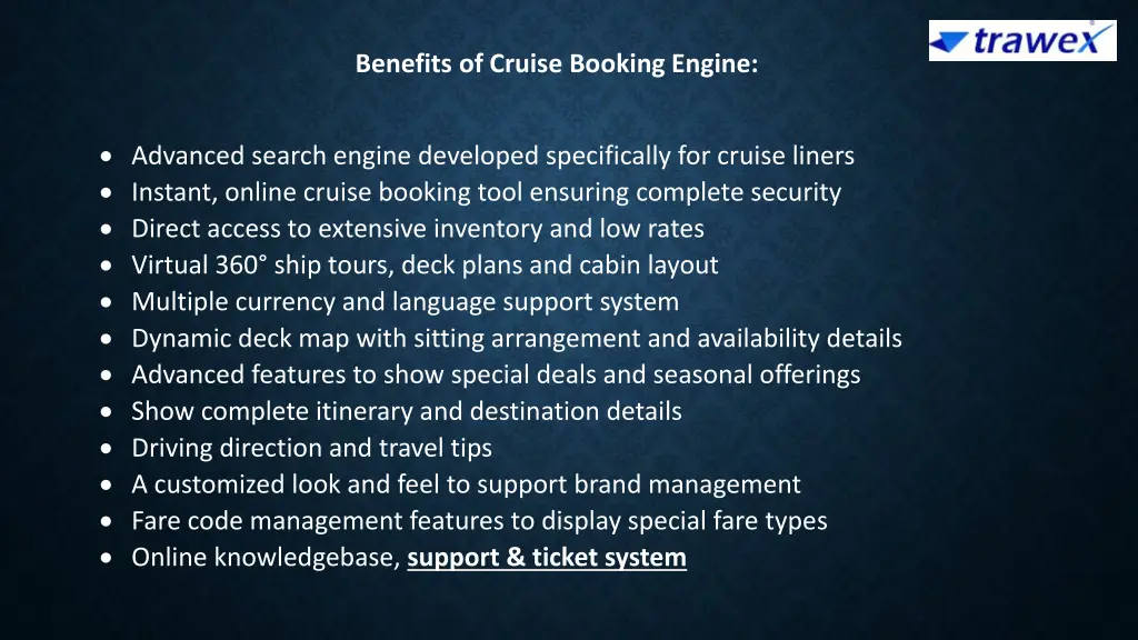 benefits of cruise booking engine