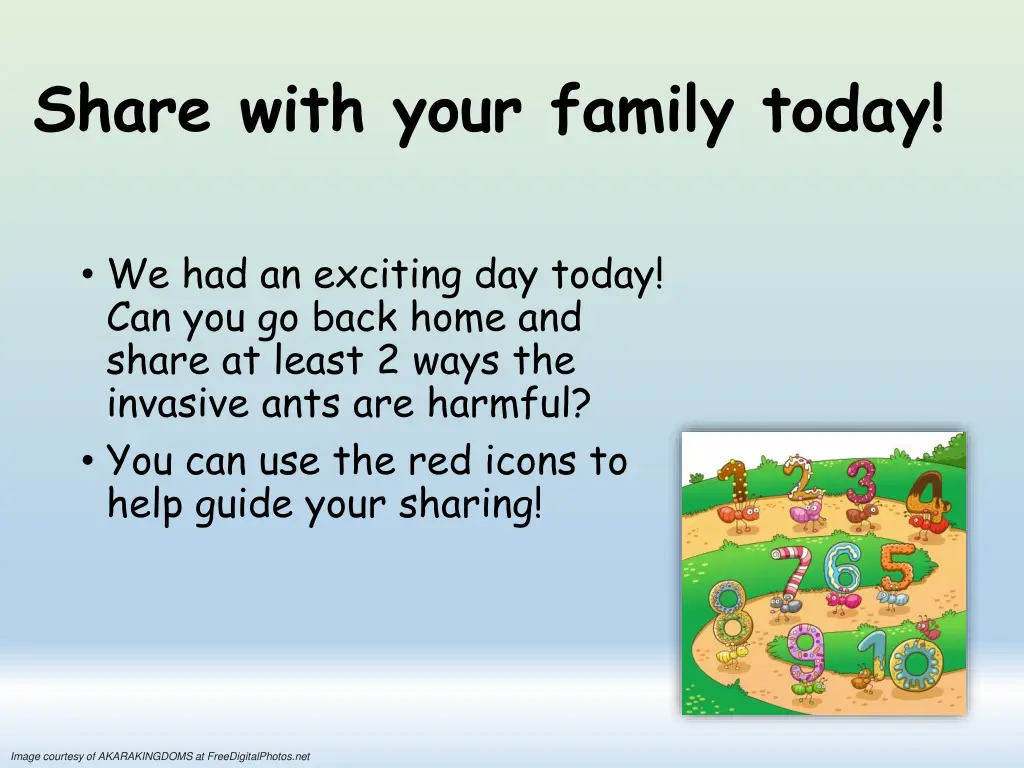 share with your family today