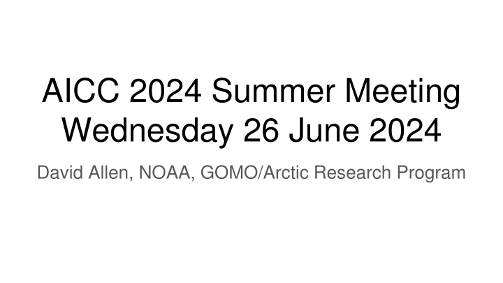 aicc 2024 summer meeting wednesday 26 june 2024