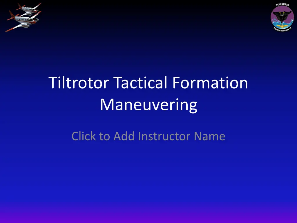 tiltrotor tactical formation maneuvering