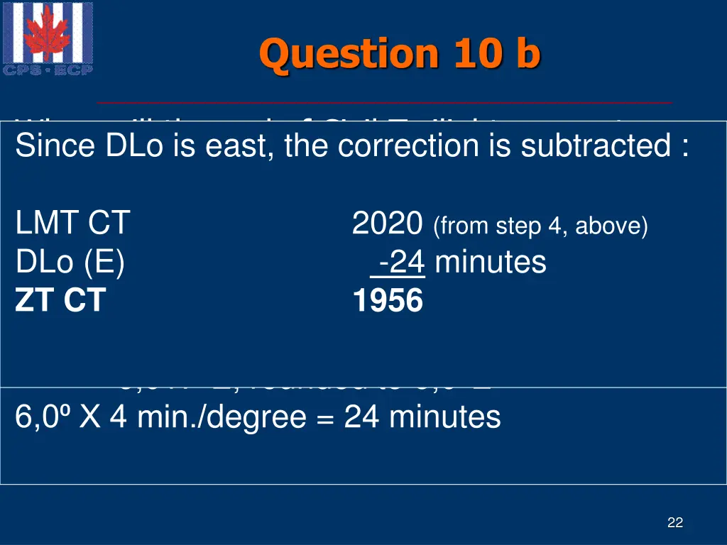 question 10 b