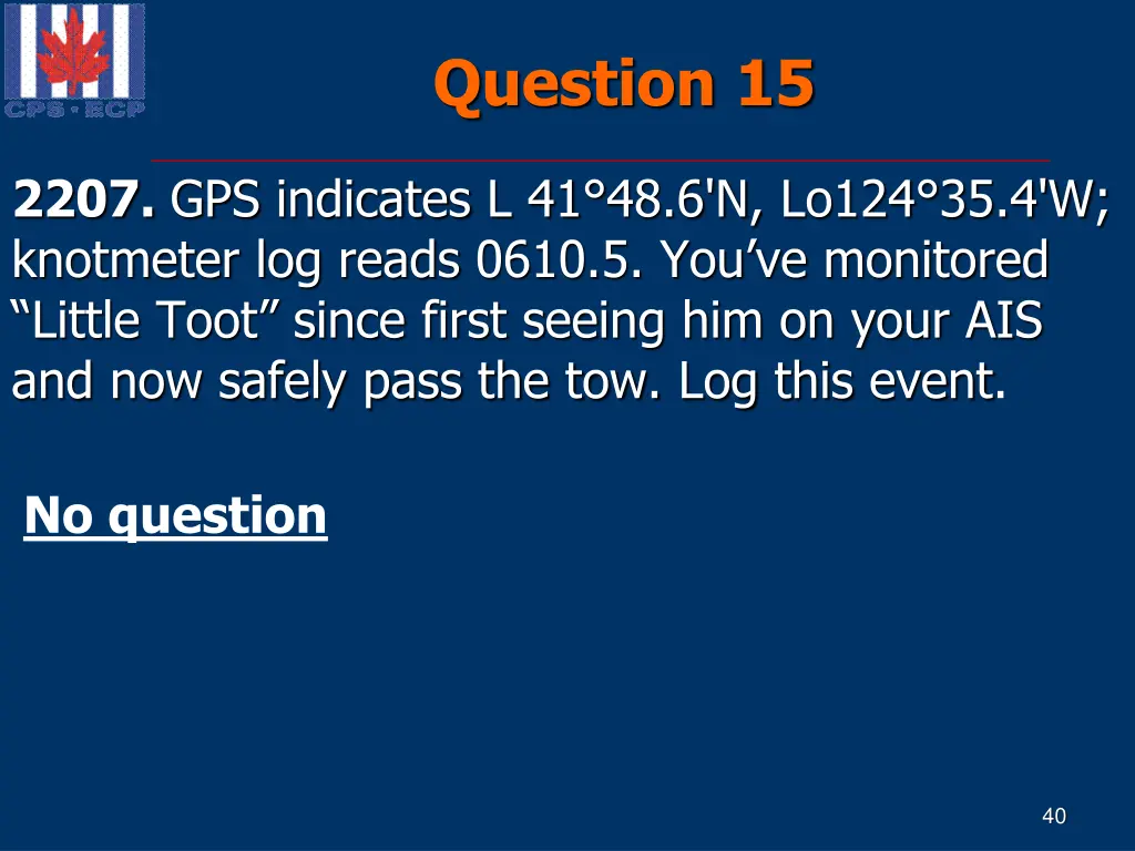 question 15