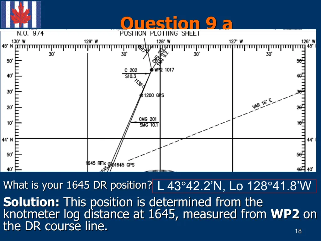 question 9 a