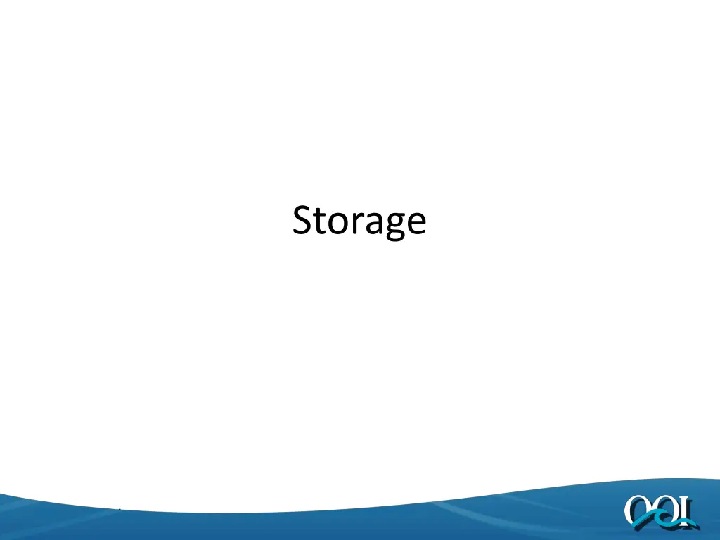 storage