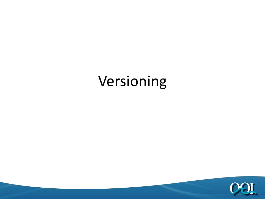 versioning