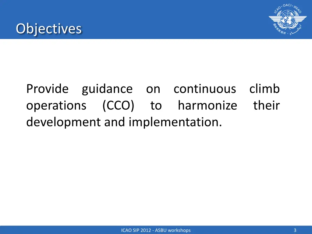 objectives