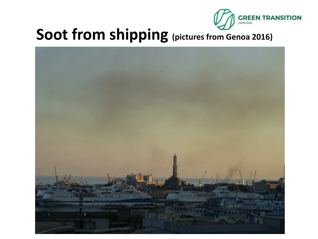 soot from shipping pictures from genoa 2016