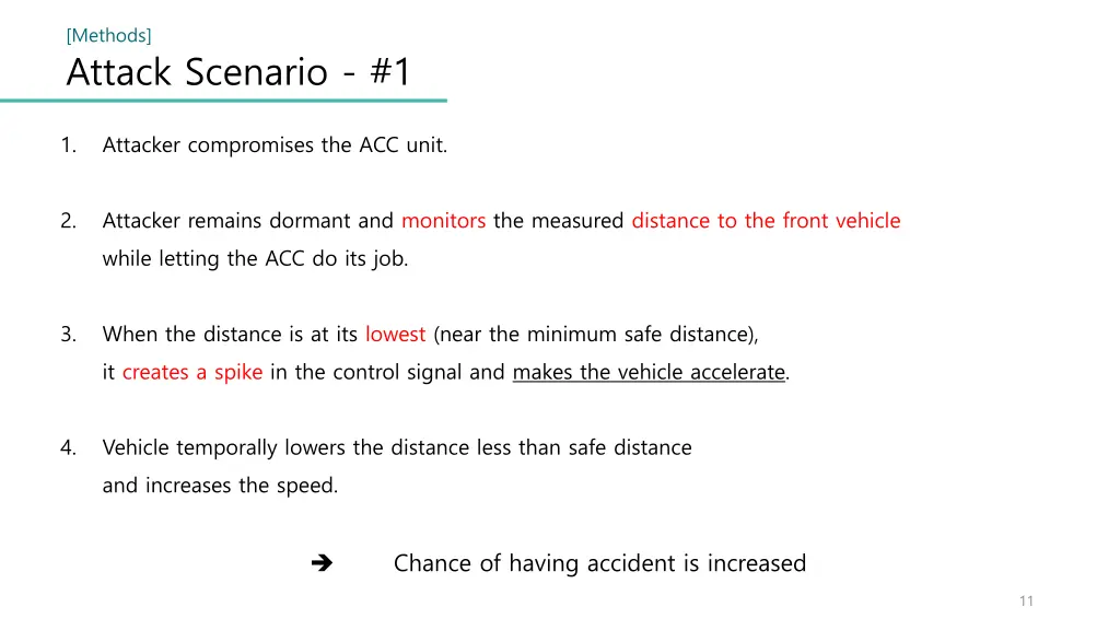 methods attack scenario 1