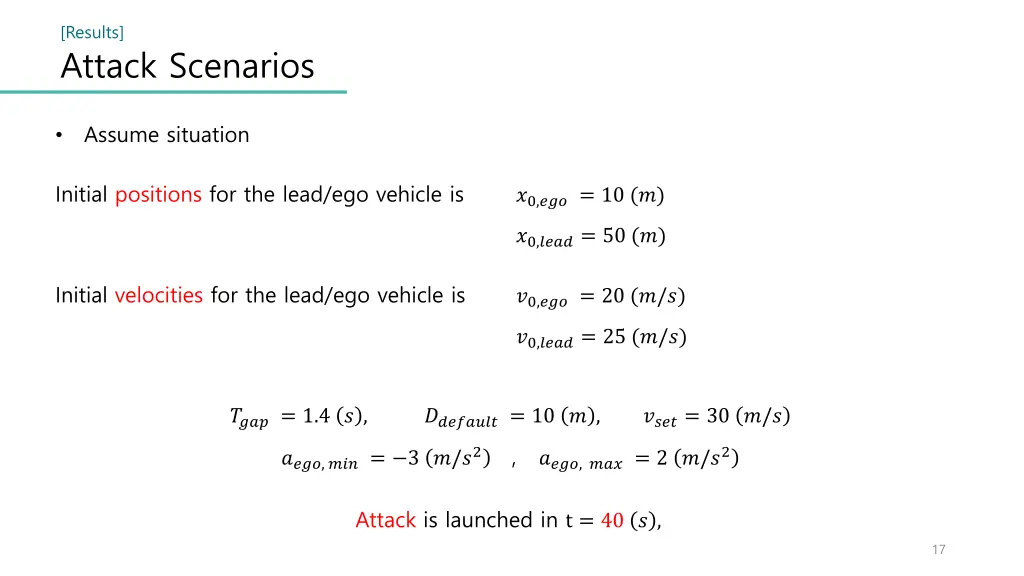 results attack scenarios