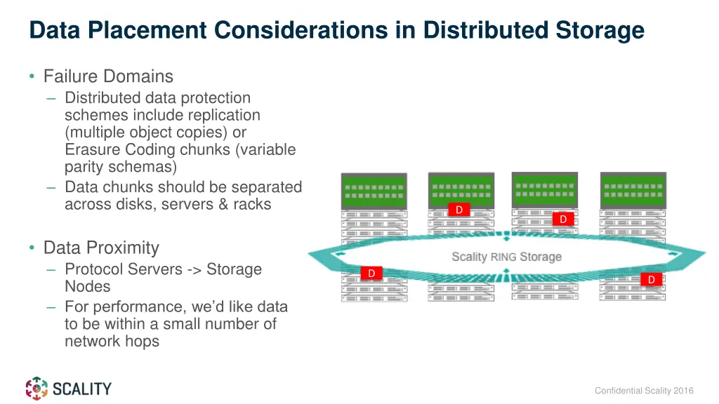 data placement considerations in distributed