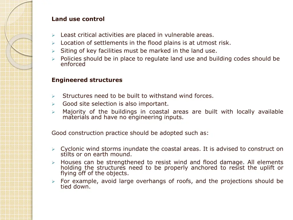 land use control