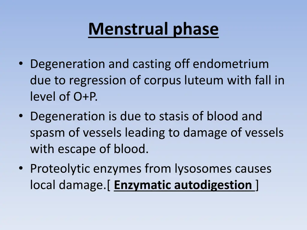 menstrual phase