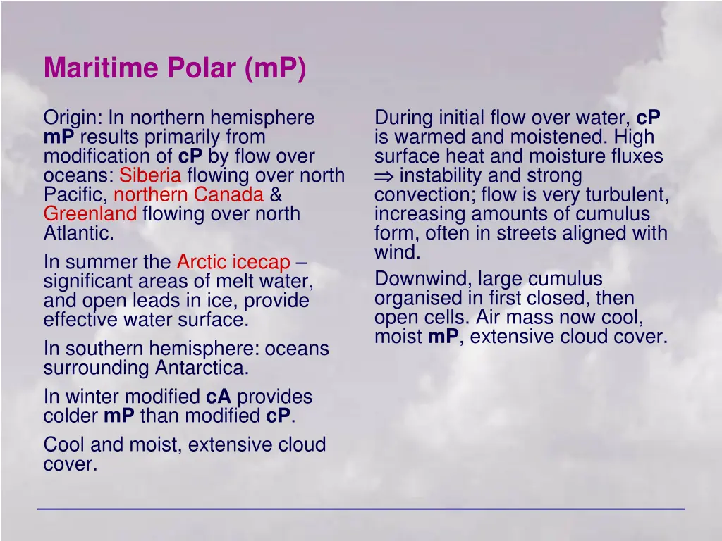 maritime polar mp