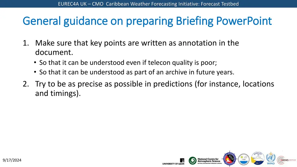 eurec4a uk cmo caribbean weather forecasting 11