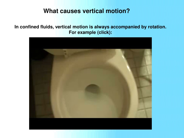 what causes vertical motion