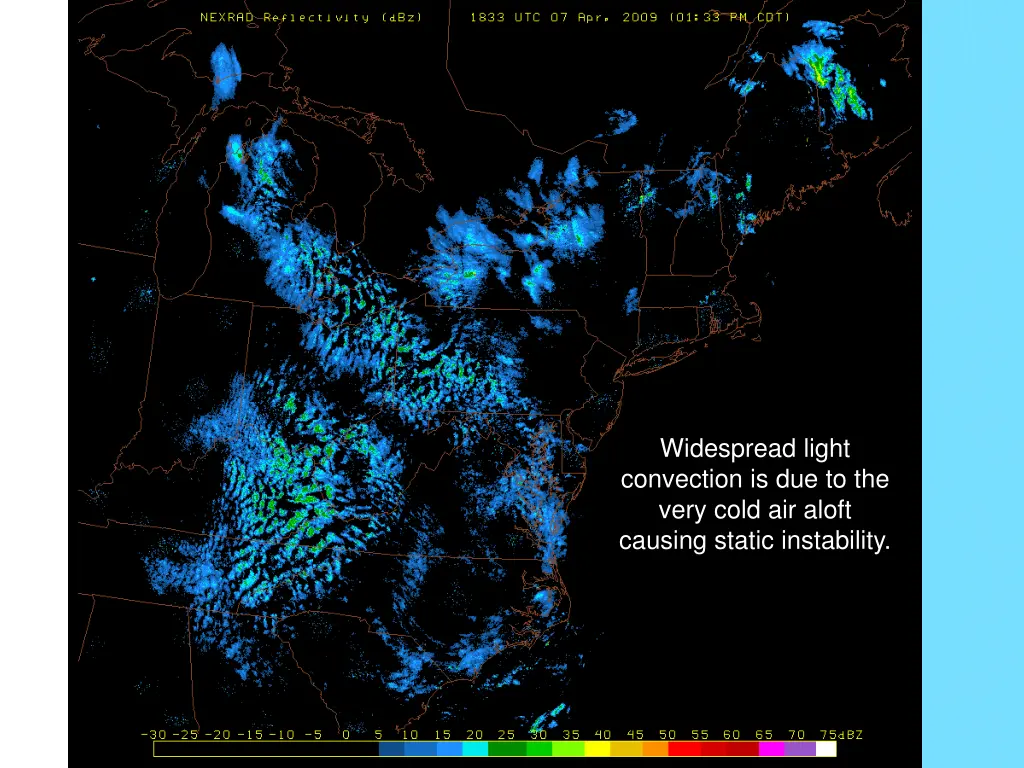 widespread light convection is due to the very