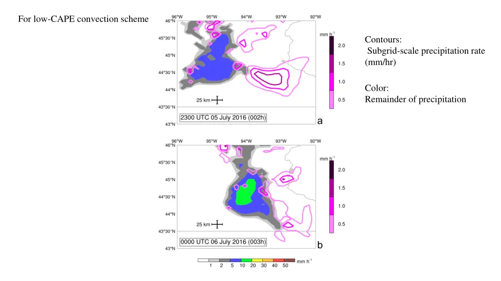 for low cape convection scheme