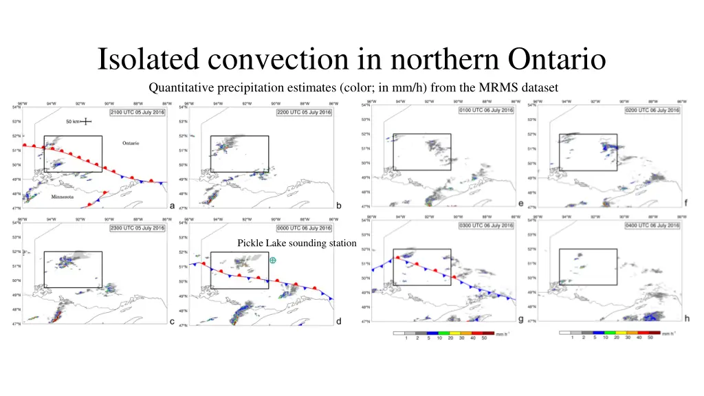 isolated convection in northern ontario