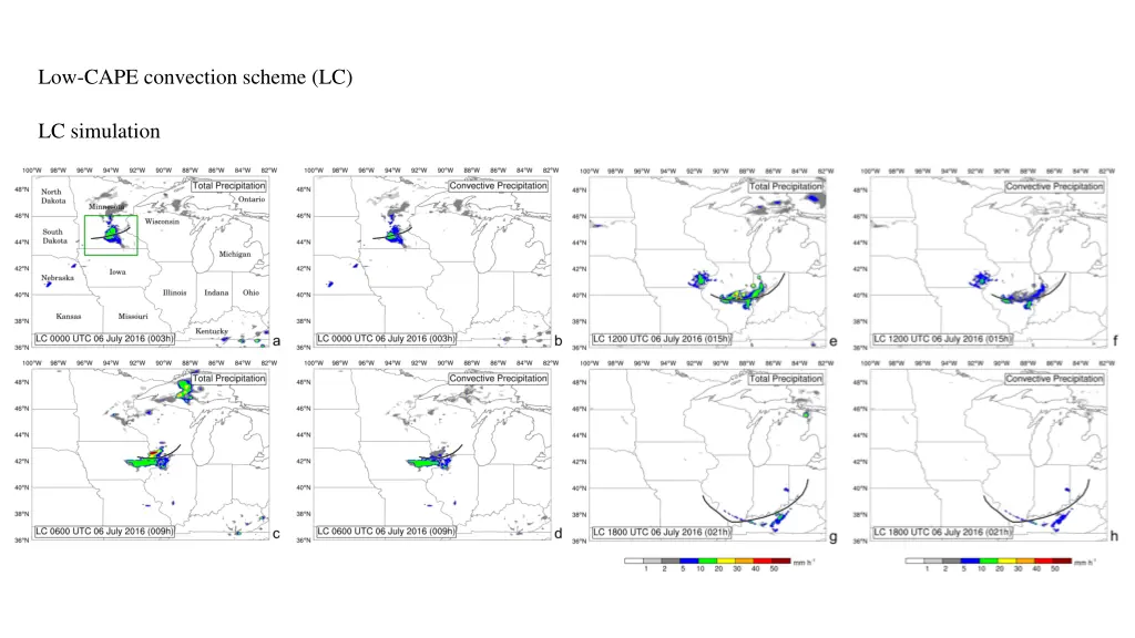 low cape convection scheme lc