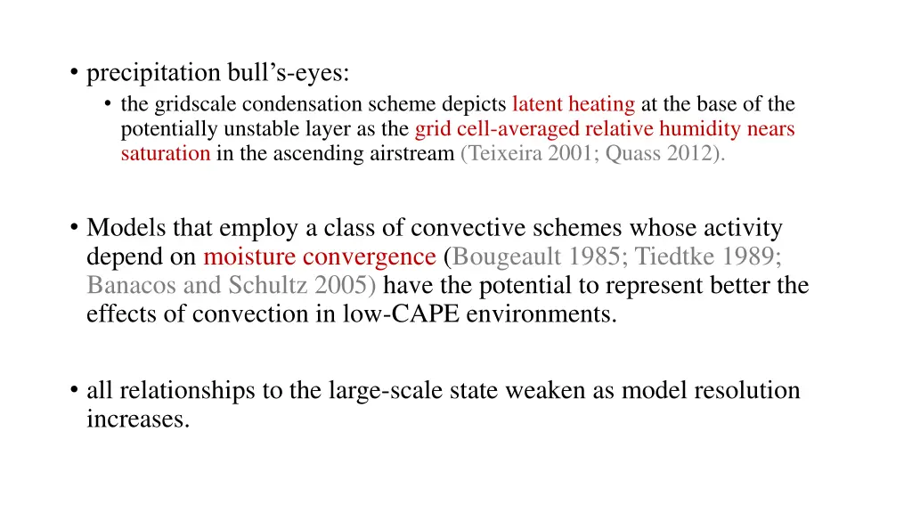 precipitation bull s eyes the gridscale